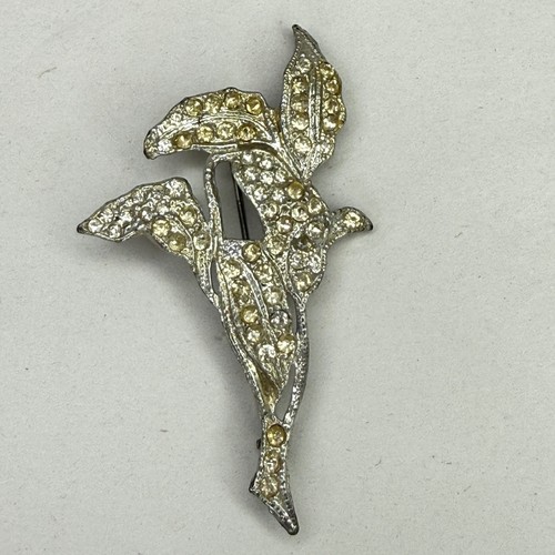 Vintage pot metal rhinestone - vintage,