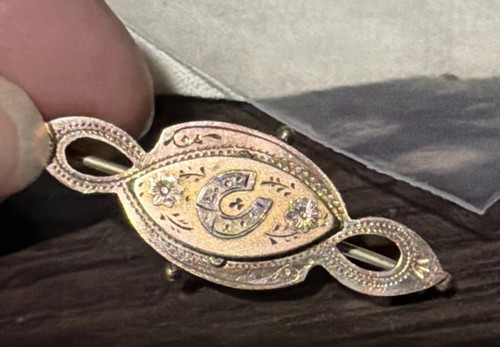 Victorian lingerie bar pin - victorian,
