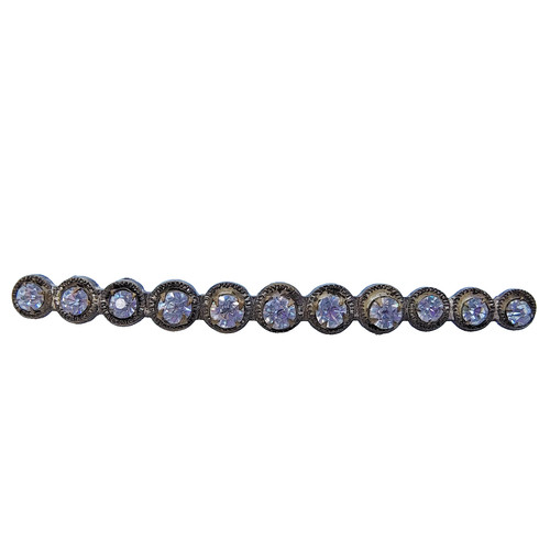Antique crystal bar brooch - antique,