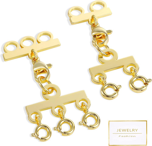 Necklace layering clasps 14k - necklace,