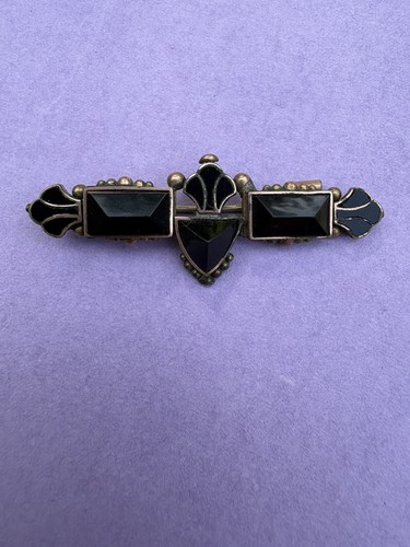 Antique victorian mourning bar - antique,